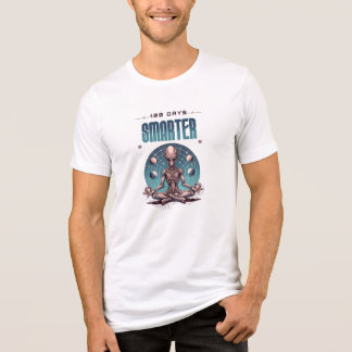 100 dagen slimmere buitenaardse meditatie Tri-Blend shirt