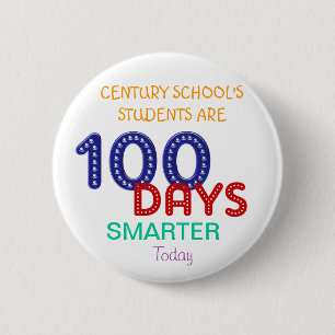100 dagen slimmere Buttonnen Sjablonen Ronde Button 5,7 Cm