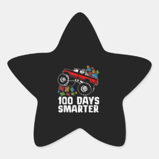 100 dagen slimmere chauffeur vrachtwagen Happy 100 Ster Sticker