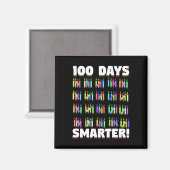 100 dagen slimmere Crayons studenten geven 100 dag Magneet (Voorkant / Achterkant)