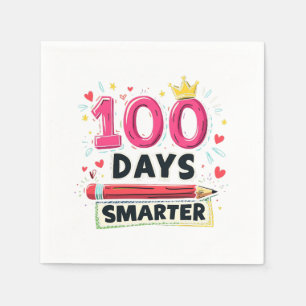100 dagen slimmere dagen van de leerkracht servet
