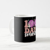 100 dagen slimmere discobal 100ste dag van de scho koffiemok (Voorkant links)