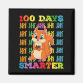 100 dagen slimmere eekhoorn 100ste dag van de scho magneet (Voorkant)