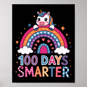 100 dagen slimmere eenhoorn outfit voor schoolfees poster