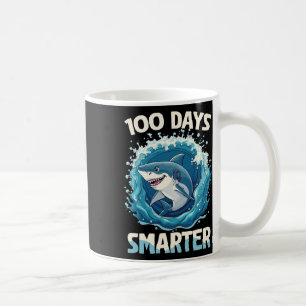 100 dagen slimmere grappige haai 100ste dag van sc koffiemok