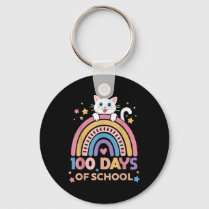 100 Dagen Slimmere Kinder Meisjes Kitten Kat 100st Sleutelhanger