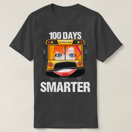 100 dagen slimmere Kinderen1 T-shirt (Design voorkant)
