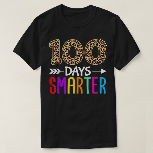 100 dagen Slimmere Kindergarten Kind 100 dagen T-shirt (Design voorkant)