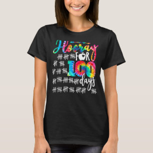 100 dagen slimmere kleurstof 100e dag schoolleer t-shirt