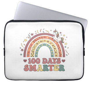 100 dagen slimmere meisjes eenhoorn 100ste dag van laptop sleeve