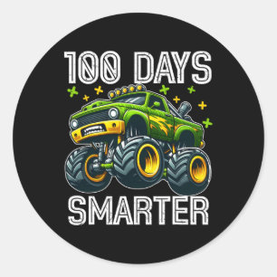 100 dagen Slimmere Monstervrachtwagen 100 dagen va Ronde Sticker