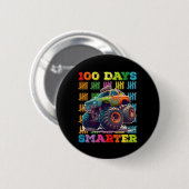 100 dagen Slimmere Monstervrachtwagen 100e dagscho Ronde Button 5,7 Cm (Voorkant /achterkant)