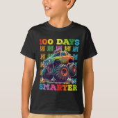 100 dagen Slimmere Monstervrachtwagen 100e dagscho T-shirt (Voorkant)