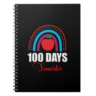 100 dagen slimmere regenboog Funny 100e schooldag Notitieboek