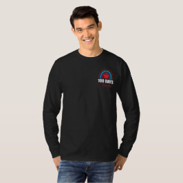 100 dagen slimmere regenboog Funny 100e schooldag T-shirt