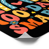 100 dagen slimmere regenboog van de Groovy 100 dag Poster (Hoek)