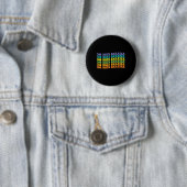 100 dagen slimmere Retro Groovy 100e dag van S Ronde Button 5,7 Cm (In situ)