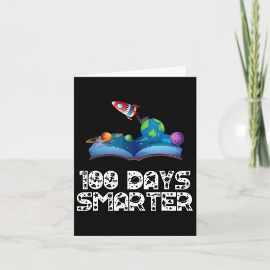100 dagen Slimmere Ruimte 100ste dag van de School Kaart (Voorkant)