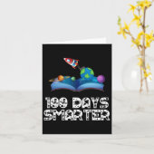 100 dagen Slimmere Ruimte 100ste dag van de School Kaart (Gele Bloem)