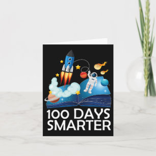 100 dagen Slimmere Ruimtevaarder 100ste Dag School Kaart