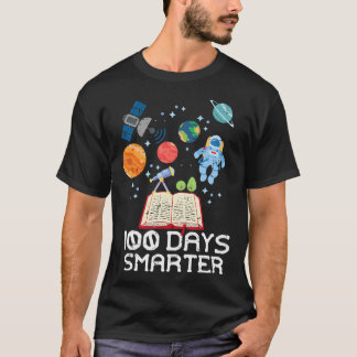 100 dagen Slimmere Ruimtevaarder 100ste Dag School T-shirt