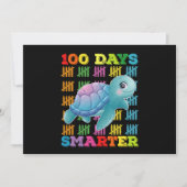 100 dagen slimmere schildpad 100ste schooldag kaart (Voorkant)