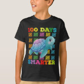 100 dagen slimmere schildpad 100ste schooldag t-shirt (Voorkant)