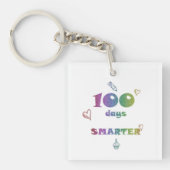 100 dagen slimmere Sleutelhanger – 100ste schoolda (voorkant)