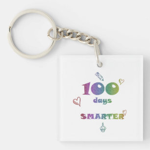 100 dagen slimmere Sleutelhanger – 100ste schoolda
