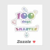 100 dagen slimmere Sticker – leuke schoolmijlpaal (Vel)