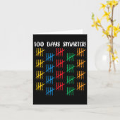 100 dagen slimmere studentenjongens 100 dagen kaart (Gele Bloem)