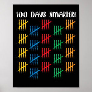 100 dagen slimmere studentenjongens 100 dagen poster