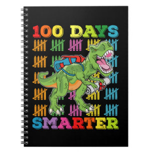 100 dagen Slimmere T Rex Dinosaurus 100th Day Scho Notitieboek