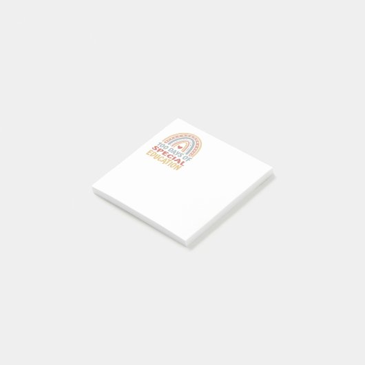 100 dagen speciaal onderwijs 100 dagen school Boho Post-it® Notes (Schuin)