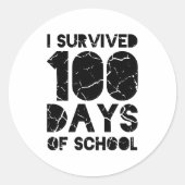 100 dagen stickers op school (Voorkant)