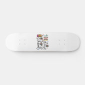 100 dagen sublimatie op school persoonlijk skateboard (Horizontaal)