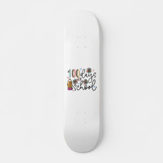 100 dagen sublimatie op school persoonlijk skateboard