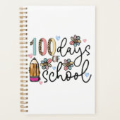 100 dagen sublimatie op school planner (Voorkant)
