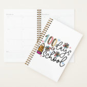 100 dagen sublimatie op school planner (Display)