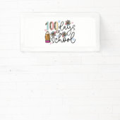 100 dagen sublimatie op school spandoek (Insitu)