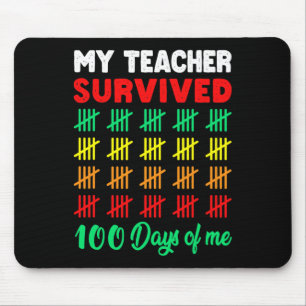 100 dagen T-shirt Kinderen 100e dag school Co. Muismat