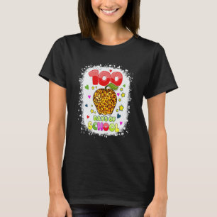 100 Dagen T-Shirt Voor Leraren Kinderen Luipaard