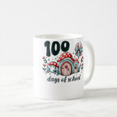 100 Dagen Toverschool Paddenstoel Magie Koffiemok (Voorkant rechts)