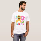 100 dagen trui Weer 100ste dag van School Te T-shirt (Voorkant volledig)