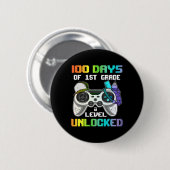 100 dagen van 1e klas niveau ontgrendelde gamer vi ronde button 5,7 cm (Voorkant /achterkant)