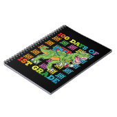 100 dagen van 1e klas T Rex Dinosaur School Notitieboek (Linkerzijde)