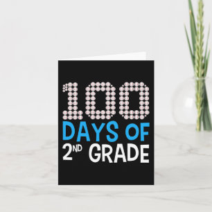 100 dagen van 2e klas honkbal sport 100e dag van kaart