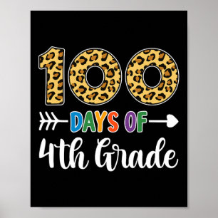 100 dagen van 4e klas leraar student 100e dag SC Poster