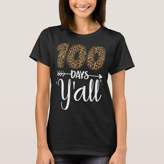 100 dagen van alle lerarenstudenten 100 dagen van  t-shirt (Voorkant)