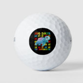 100 dagen van Awesome Turtle 100ste dag van school Golfballen (Voorkant)